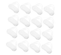 Gatuida 24 Stück Teiliges Schlafmaske Weiß Elastische Augenbinde Lichtundurchlässig Sicherer Sitz für Reisen Partys Nickerchen Team-aktivitäten Vielseitig Einsetzbar Bequeme