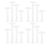 Gatuida 28 Stück Kunststoff-Ohrstecker: Unsichtbarer Lippenring für die Arbeit, Augenbrauen- und Nasenpiercing, Körperschmuck 6 mm, 8 mm, 10 mm, 12 mm