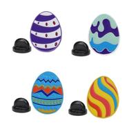 Gatuida 4 Stück Bunte Dinosaurier ei Broschen aus Emaille Niedliche Anstecknadeln für Damen Mädchen und Modische Schmuck brosche zum Dekorieren von Kleidung Taschen und Accessoires