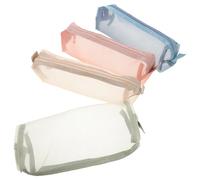 Gatuida 4 Stück Mehrfarbige Kosmetiktasche aus Mesh Reise-Kosmetiktasche Reiseschmuck Organizer Toilettenspeicherbeutel Make-up-Etui Reisekosmetiktaschen Make -up -Organisator