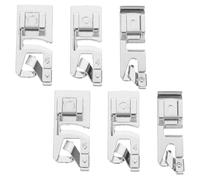 Gatuida 6stücke Nähmaschinenzubehör mit Schmalen Nähfüßen für Säume Obertransportfuß Nähfuß Stickset Quiltfuß Set für Haushalts-multifunktionsnähmaschinen