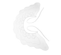 Gatuida Entfernbare Kragenimitat-krawatte für Damen Abnehmbarer Kragenimitat-schal Schlichtes Design für Frühling und Sommer Vielseitiger Clip-kragen Praktisches Kragenimitat-hemd