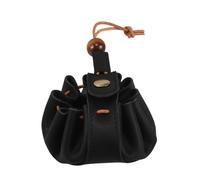 Gatuida Mini-geldbörse aus Leder für Damen Kleines Münzportemonnaie mit Kordelzug Rindsleder Geldbörse Münzbörse Kleine Börse zum Aufbewahren von Accessoires