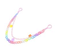 Gatuida Punk Hosenkette Regenbogenharz mit Abnehmbarem Anhänger Bunte Taillenkette für Jeans Röcke und Rucksäcke Unisex Hip Hop Accessoire für Frauen und Männer