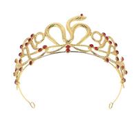 Gatuida Schlangenkrone Medusa Stirnband mit Strasssteinen Zweifarbige Prinzessinnen Tiara für Hochzeiten und Geburtstage Leichtes Braut Accessoire für Damen