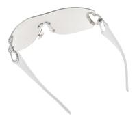 Gatuida Trendige Rahmenlose Herz Sonnenbrille aus PC Modernes und Bequemes Accessoire für Sommerferien und Verschiedene Anlässe Stilvolle Unisex Sonnenbrille