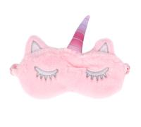 Gatuida Unicorn Schlafmaske aus Weichem Plüsch Blickdichte Augenmaske für Damen und Mädchen Komfortable Schlafabdeckung Lichtundurchlässig für Reisen und Entspannung