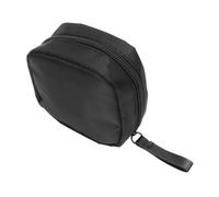 Gatuida wasserdichte Kleine Kosmetiktasche mit Reißverschluss Multifunktionale Make up Tasche für Damen und Reisen Tragbarer Kulturbeutel in Schwarz mit Rotem Innenfutter für Camping und