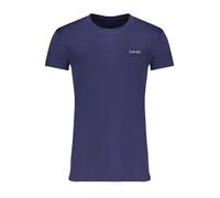 Gaudì TShirt Tone On Tone Kurzarm Rundhals Aufdruck Logo Bla - Größe: M