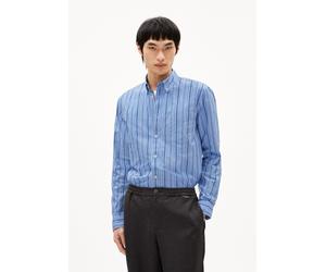 GAVRAA STRIPES | Hemd aus Bio-Baumwolle - blau (XL)