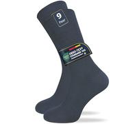 Venensocken ohne Gummi & ohne Naht | Ohne einschneidenden Abschlussbund | Damen & Herren (9 Paar) - Blau / 43 - 46