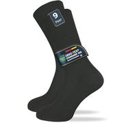 Venensocken ohne Gummi & ohne Naht | Ohne einschneidenden Abschlussbund | Damen & Herren (9 Paar) - Schwarz / 43 - 46