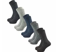 Norwegersocke mit Wolle | Extra warm | Herren (10 Paar) - Mix / 47 - 50
