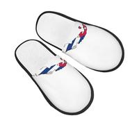 GaxfjRu Kubanische Flagge Karte Plüsch Winter Hausschuhe für den Innenbereich, weiche warme Hausschuhe für Gäste und Wohnkomfort Unisex