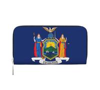 GaxfjRu New York Flagge Print Kleine Leder Geldbörse für Frauen Damen Kreditkartenetui Damen Tasche Geldbörse