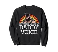 Gay Bear Don't Make Me Use Daddy Voice Rainbow Pride LGBT Men Sweatshirt