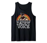 Gay Bear Don't Make Me Use Daddy Voice Rainbow Pride LGBT Men Tank Top