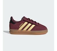 GAZELLE HALLENSCHUH, KOMFORTVERSCHLUSS, ELASTISCHE SCHNÜRSENKEL Maroon / Almost Yellow / Gold Metallic 19