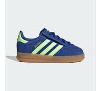 GAZELLE INDOOR COMFORT CLOSURE SCHUH, ELASTISCHE SCHNÜRSENKEL Royal Blue / Green Spark / Gold Metallic 22