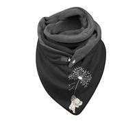 GBEN Damen Schal Baumwolle Dreieckstuch Frauen Warm Winterschal Herbstschal Dreieck Schal Halstuch Scarf Kuschelige Halswärmer Wollschal Strick-Pullover Umhängetuch Schlauchschal (TB-B, One Size)