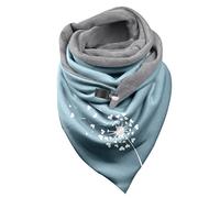 GBEN Damen Schal Baumwolle Dreieckstuch Frauen Warm Winterschal Herbstschal Dreieck Schal Halstuch Scarf Kuschelige Halswärmer Wollschal Strick-Pullover Umhängetuch Schlauchschal (VA-F, One Size)
