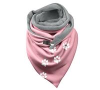 GBEN Damen Schal Baumwolle Dreieckstuch Frauen Warm Winterschal Herbstschal Dreieck Schal Halstuch Scarf Kuschelige Halswärmer Wollschal Strick-Pullover Umhängetuch Schlauchschal (C, One Size)