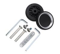 GBSONGJIN Kofferrollen Ersatzrollen, Koffer Rollen Ersatz 4PC Universal Reisegepäck Ersatzräder Tragbare langlebige Kofferteile Achsen Lenkrollen Reparaturzubehör mit Schraube(49mm x 12mm)