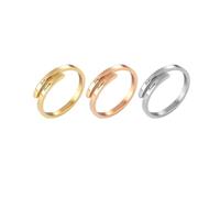 GBTROEY Personalisierte Name Ring für Frauen - benutzerdefinierte Spirale Twist eingraviert Name/Datum Ring, einstellbare offene Wrap Promise Schmuck Geschenk für Hochzeit Engagement
