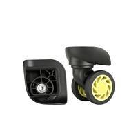 GBZIJIE Koffer Ersatzrollen,Kofferrollen W208 Trolley-Reparaturteil, Rollenrolle, langlebiges Gummirad, Koffer, speziell verstärkt, geräuschlos, passende Riemenscheibe