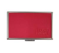 GC ® Original Edelmetall Case kompatibel mit GLO neo sticks - Zigarettenetui/Neostick-etui aus Edelstahl mit echtem Leder (red kiss)