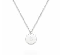 GD GOOD.designs Buchstaben Kette Silber | Initialen Halskette Frauen Mädchen mit Gravur B | Ben Benjamin Bruno Benedikt Bastian Bella Barbara Beate Bianca Bettina Birgit