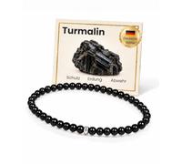 GD GOOD.designs Perlenarmband Damen - 4mm Naturstein Edelstein Armband mit 925 Silber Perle, Kugelarmband, Geschenk für Frauen (Valentinstag, Geburtstag)