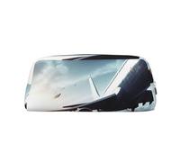 GDSHJKLW Federmäppchen aus Flugzeug-Leder, großes Fassungsvermögen, Make-up-Tasche mit Reißverschluss, für Damen und Herren, Reise-Kulturbeutel, wasserdicht, Kosmetiktasche, weit geöffnete Münztasche