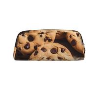 GDSHJKLW Federmäppchen aus Leder, mit großem Fassungsvermögen, Make-up-Tasche mit Reißverschluss, für Damen und Herren, Reise-Kulturbeutel, wasserdicht, Kosmetiktasche, weit geöffnetes Münzfach