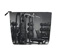 Gdshjklw Make-up-Tasche aus Leinen für Damen, wasserdicht, Reise-Kosmetik-Organizer, leichter Reißverschluss, Reise-Kulturbeutel, Organizer, Fitnessgeräte, Make-up-Pinsel, Aufbewahrungstasche