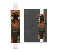 GDSHJKLW Stiftehalter mit elastischem Band, abnehmbares PU-Leder, Stifteetui, Tagebuch, Federmäppchen, Bürobedarf, Geschenk für Hardcover-Tagebücher, Notizbücher, Planer