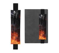 GDSHJKLW Stiftehalter mit elastischem Band, abnehmbares PU-Leder, Stifteetui, Tagebuch, Federmäppchen, Bürobedarf, Geschenk für Hardcover-Tagebücher, Notizbücher, Planer