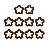 Geavonyg 10pcs/Pack Hohle Fünfzackige Stern Acrylperlen Gemischte Perlen Halskette Armbänder Schmuckmaterial Accryl Acryl Perlen Kit