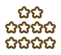 Geavonyg 10pcs/Pack Hohle Fünfzackige Stern Acrylperlen Gemischte Perlen Halskette Armbänder Schmuckmaterial Accryl Acryl Perlen Kit