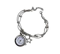 Geavonyg 2 Handgefertigte Vintage Fransenuhr mit beweglichen und verstellbarem Verschluss, einzigartiges Schmuckgeschenk für Ihr Vintage Taschenuhr Armband