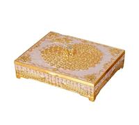 Geavonyg Peacockbird Oriented Jewelry Planner Box Metall Aufbewahrungsbehälter mit Innenteilern für Addons Home Deck Schmuckkoffer