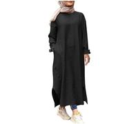 Gebetskleidung Für Frauen, Abaya Damen Ramadan, Muslimische Kleider Zum Beten Sommerkleid Langarm Lang Festliche Muslimische Kleidung Frauen Orientalisches Kostüm Gebetskleid Kaftan Strand Maxikleider