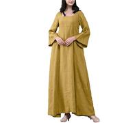 Gebetskleidung für Frauen - Abaya Damen Ramadan - Sommerkleid Elegant Muslimische Kleider Zum Beten Langarm Lang Muslimische Kleidung Frauen Orientalisches Kostüm Gebetskleid Kaftan Strand Maxikleider