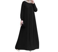 Gebetskleidung für Frauen - Muslimische Kleider Damen Elegant - Sommerkleid Lang Abaya Ramadan Kleider Gebetskleid Kaftan Strand Maxikleider Orientalisches Kostüm Muslimische Kleidung Frauen Modern
