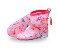 Gebol Kinder Gummistiefel "Little Helpers" Märchenwald, 1 Paar wasserdichte Regenstiefel mit rutschfester Sohle & Baumwollfutter, für Jungen & Mädchen, Farbe: pink, Größe: 31