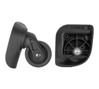 GEBONE Gepäck-Ersatzräder, 1 Paar Kunststoff-Koffer-Ersatz-Spinner-Räder YF-W111# Reparatur-Ersatz-Set, Schwarz , Wheel diameter is about 50 mm, DIY