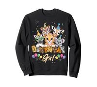 Geburtstag Mädchen Tiere Zoo Party Dschungel Zoo Geburtstag Sweatshirt