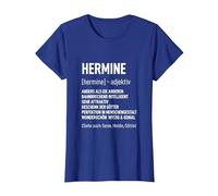 Geburtstag Tshirt Frau Lustig Spruch Name Vorname Hermine T-Shirt, Damen, Königsblau, XL