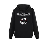 GediZ Fashion Cool Men Hoody Funny Black Desert Online Merch Customized Printed Hoodie Black XL