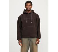 Gedruckt Fleece Sweatshirt XXL Braun